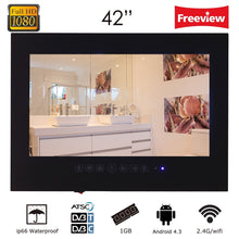 Load image into Gallery viewer, Souria 42 inch Android 4.2 1080HD Frameless Waterproof Shower Smart TV