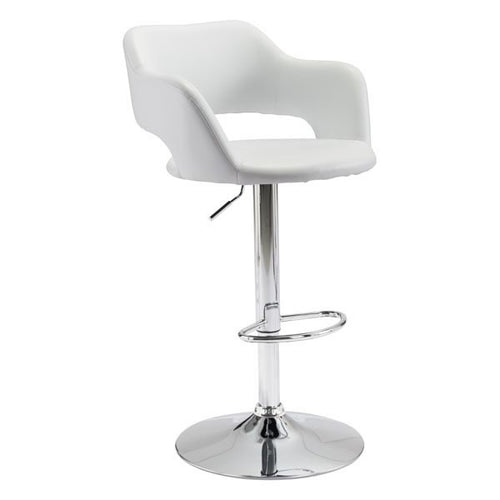 Hysteria Adjustable Height Bar Chair, White