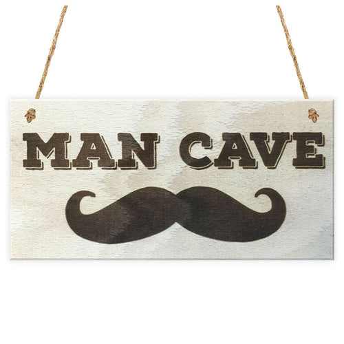 Man Cave Novelty Wooden Hanging